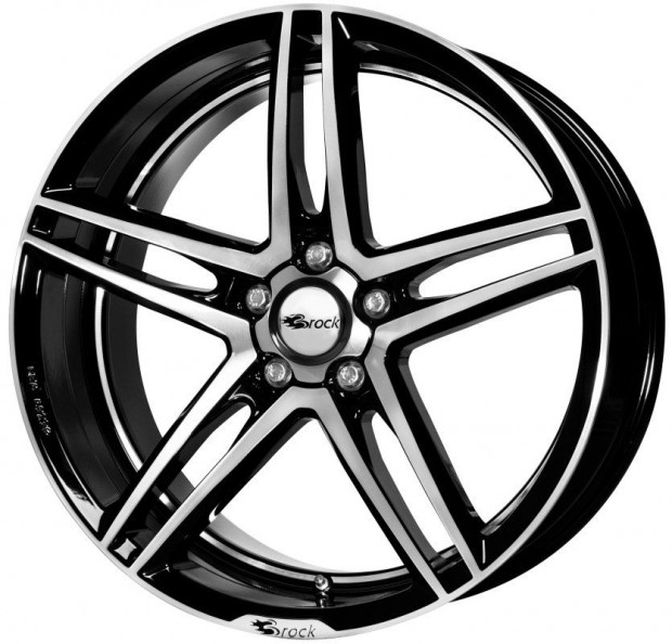 Brock B33 SGVP - Fényes fekete polírozott 8,5X19 5X120 ET35 CB72,6 |