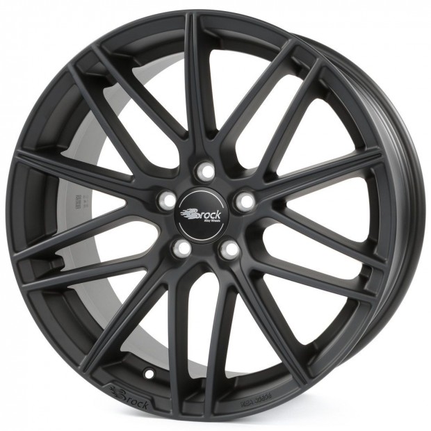Brock B34 SKM - Vilgos matt fekete 8X18 5X114,3 ET35 CB72,6 |