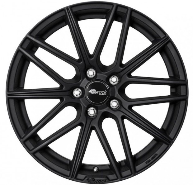 Brock B34 SKM - Vilgos matt fekete 8,5X19 5X115 ET40 CB70,2 |