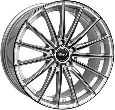 Brock B36 KSB - Ezst- Fekete 7,5X17 5X108 ET45 CB72,6 | alufelni |