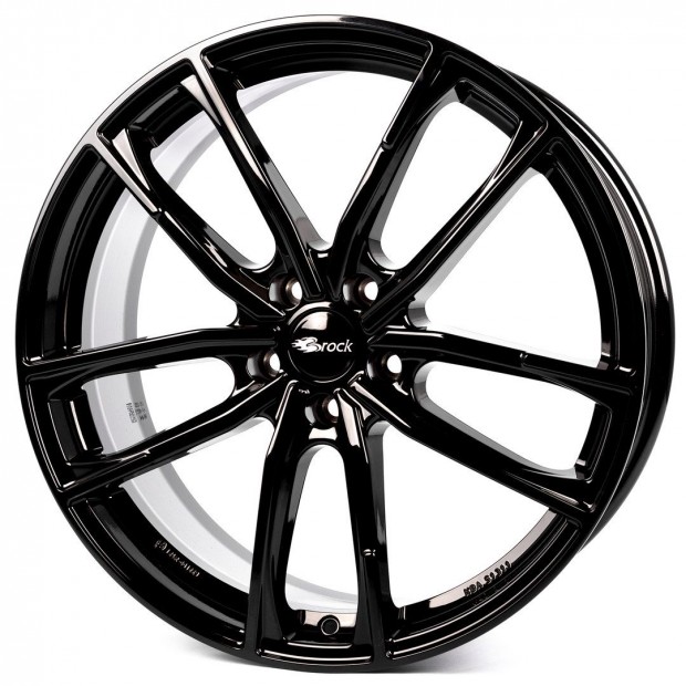 Brock B38 SG - Fényes fekete 8X19 5X112 ET50 CB57,1 | alufelni |
