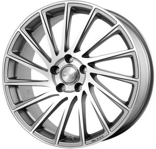 Brock B39 FGVP - Vas szürke polírozott 7,5X19 4X108 ET18 CB65,1 |