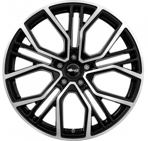 Brock B41 SGVP - F�nyes fekete pol�rozott 9,5X21 5X120 ET49 CB72,6 |