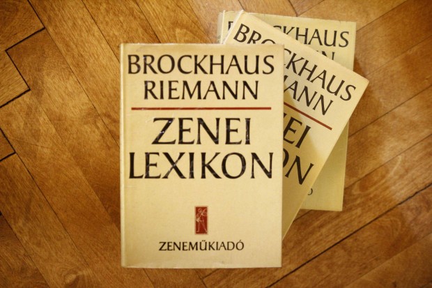 Brockhaus Riemann Zenei lexikon 1-3 ktet / knyv Zenemkiad 1983