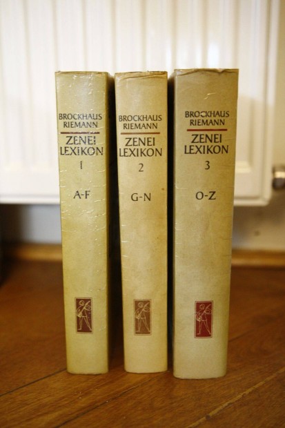 Brockhaus Riemann Zenei lexikon 1-3 ktet / knyv Zenemkiad 1983
