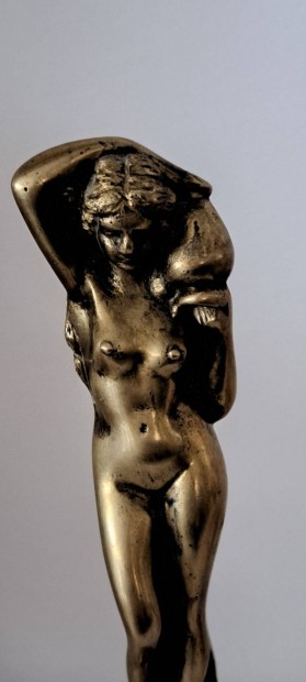 Bronz Mloszi Aphrodit szobor, 13.5 cm