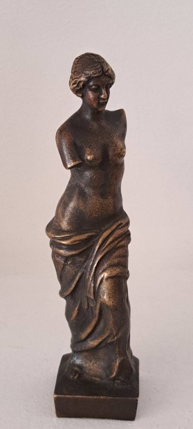 Bronz Mloszi Aphrodit szobor, 13.5 cm