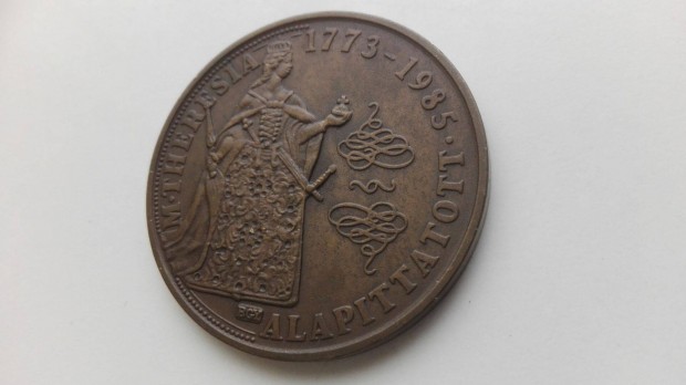 Bronz emlékérem 1945-1985 BÁV 40 éves