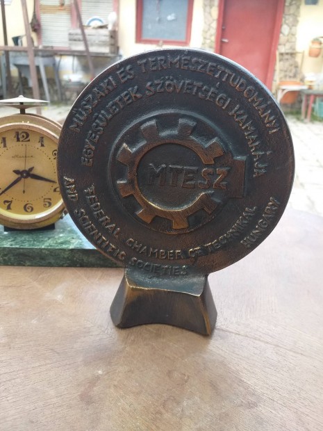 Bronz nagy plakett