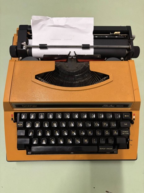 Brother Electric 3600 elektromos �r�g�p