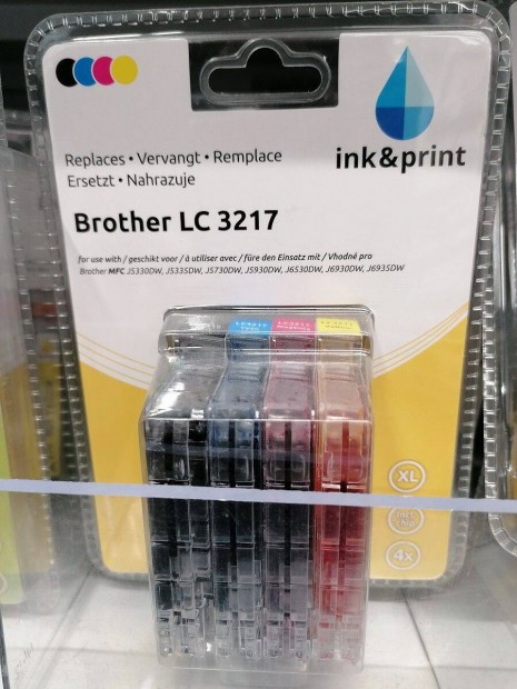 Brother LC 3217 4 szn Chipes tinta elad