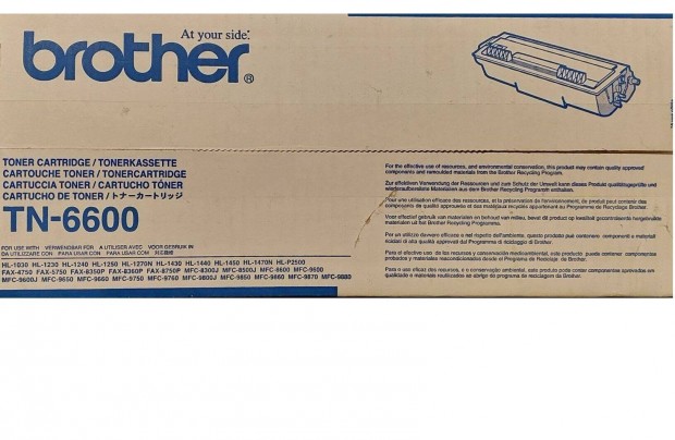 Brother TN-6600 j, eredeti, gyri toner / patron / cartridge