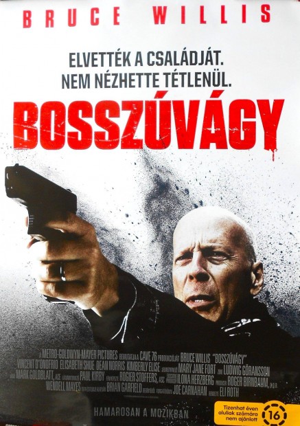 Bruce Willis Bosszvgy mozi film plakt poszter