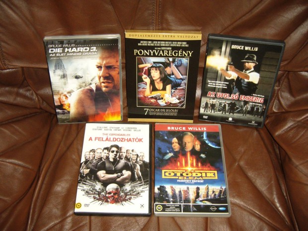 Bruce Willis dvd , Laserdisc filmek .Cserlhetk Blu-ray filmekre