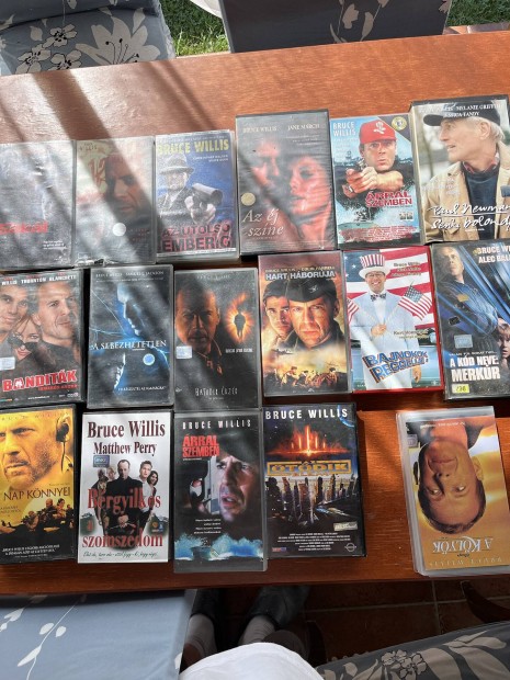 Bruce Willis vhs kazetta csomag