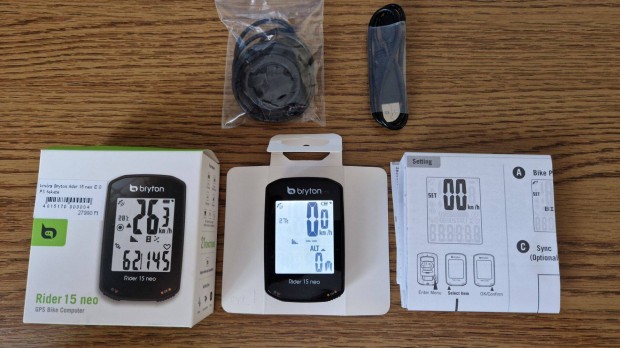 Bryton Rider 15 NEO E GPS komputer elad