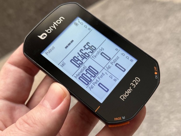 Bryton Rider 320 GPS kerkpr komputer