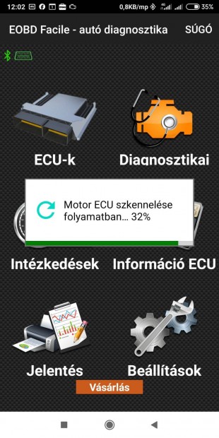 Bt OBD hibakód olvasó törlő diagnosztikai eszköz Ford specifikus