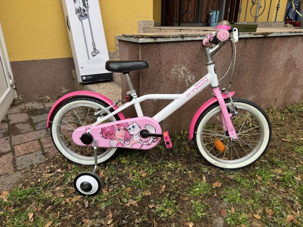 Btwin Princess 16" lenyka (4-6 veseknek) bicikli