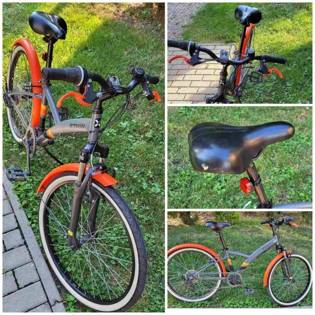 Btwin dechatlon 24" gyerek kerkpr