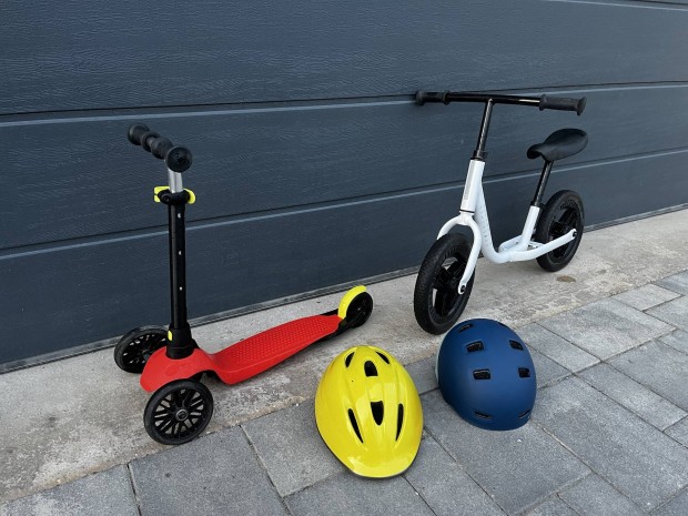 Btwin futó bicikli gyerek kerékpár roller 3 kerekű 12 ingyen gls