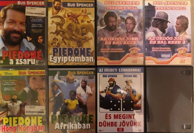Bud Spencer Terence Hill filmek, 16db DVD, szinkronos