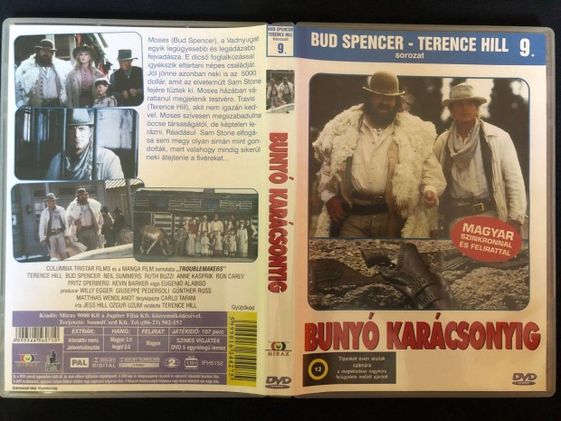 Bud Spencer Terence Hill filmek, 9db DVD, szinkronos