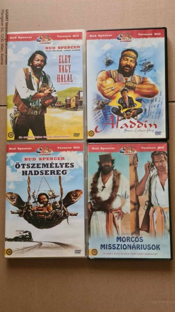 Bud Spencer és Terence Hill dvd filmek ! Újszerű állapotban