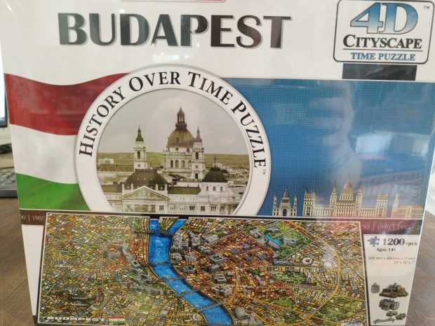 Budapest 4 D puzzle bontatlan 