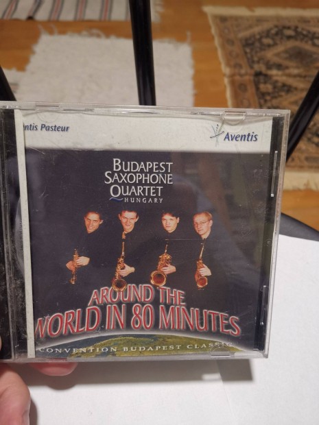 Budapest Saxophone Quartet Around the world in 80 minutes szaxofon Cd