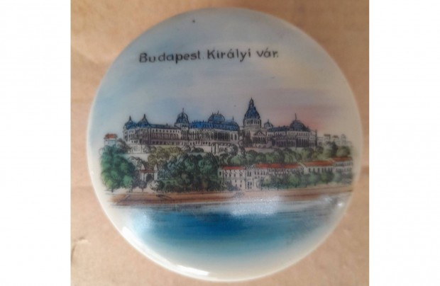 Budapest kirlyi vr, antik porceln bonbonier