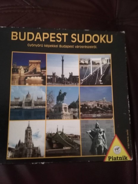 Budapest sudoku - sudoku budapesti képekkel