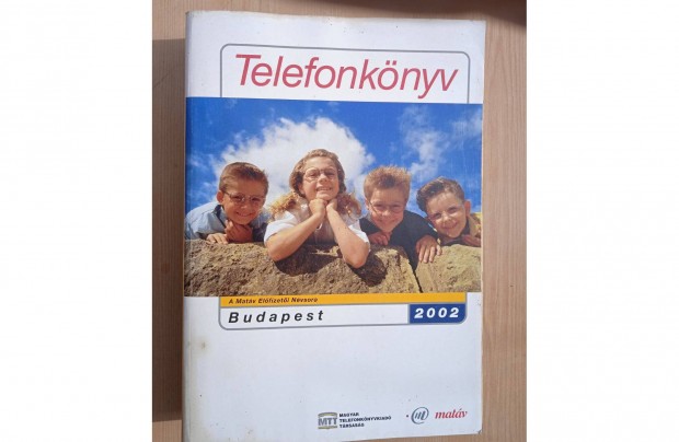 Budapest telefonknyv , 2002 - s kiads , j