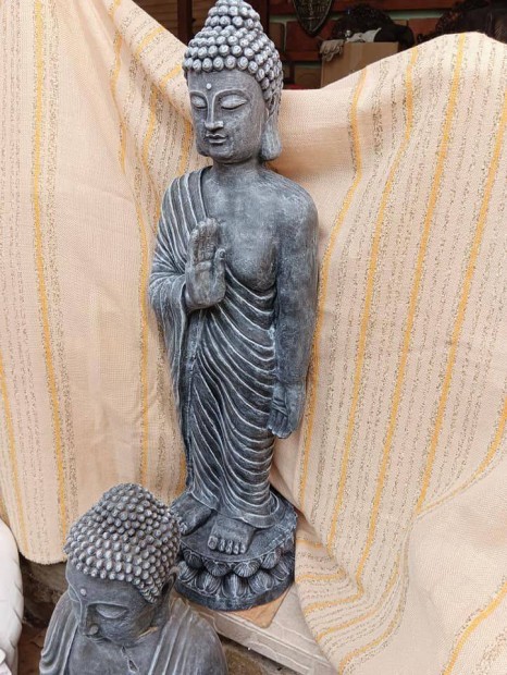 Buddha szobor 100cm Minőségi Fagyálló műkő . Nem beton !