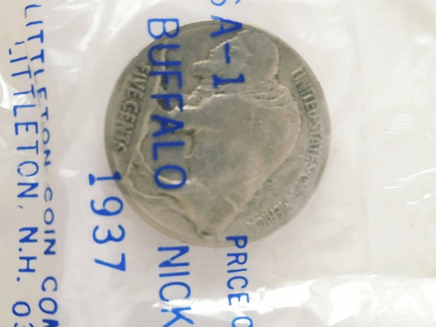 Buffalo nickel 1937 Littleton Coin Company - bontatlan