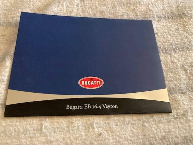 Bugatti Veyron prospektus, kiadvny