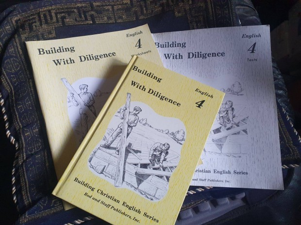 Building With Diligence English 4 +Worksheets +Tests - j