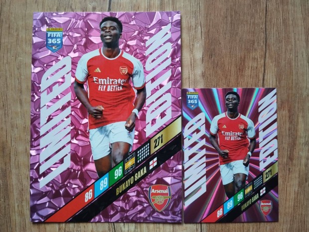 Bukayo Saka (Arsenal) FIFA 365 2024 XXL Limited focis krtya