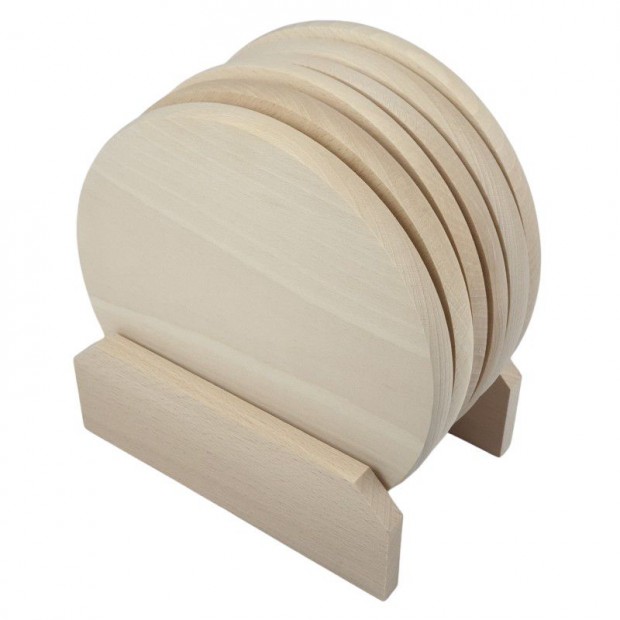 B�kkfa kerek reggeliz� v�g�deszka k�szlet 20 cm