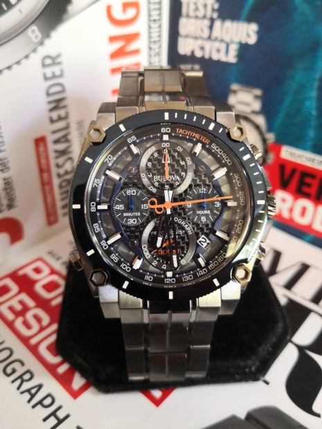 Bulova Precisionist 98B343 frfi karra j 2 v Garancival!!!!