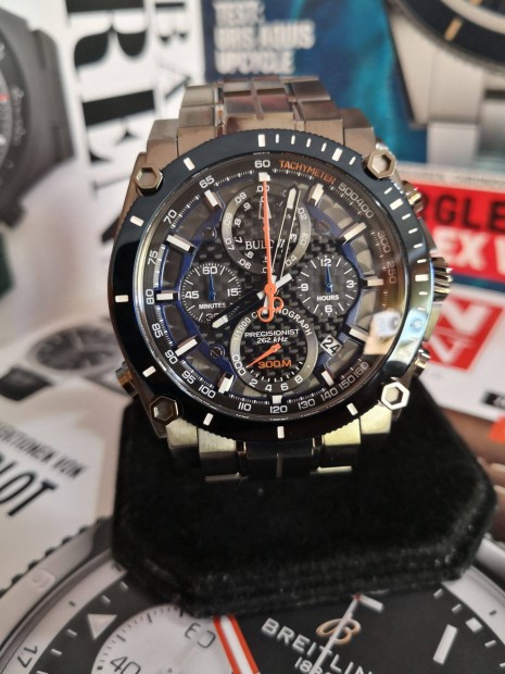 Bulova Precisionist 98B343 frfi karra j garancival