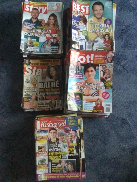 Bulvár magazin Star, Hot, Kiskegyed, Story, Best
