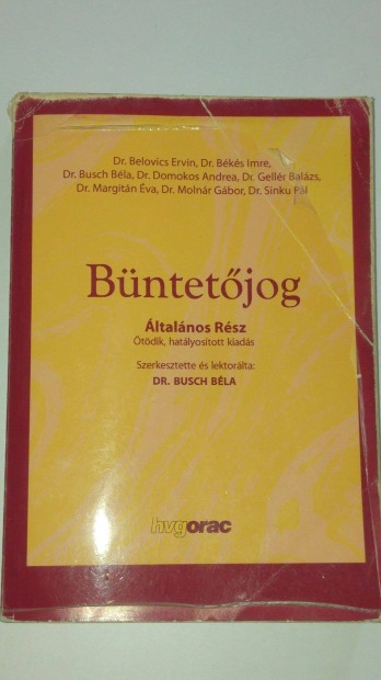 Bntetjog - ltalnos rsz