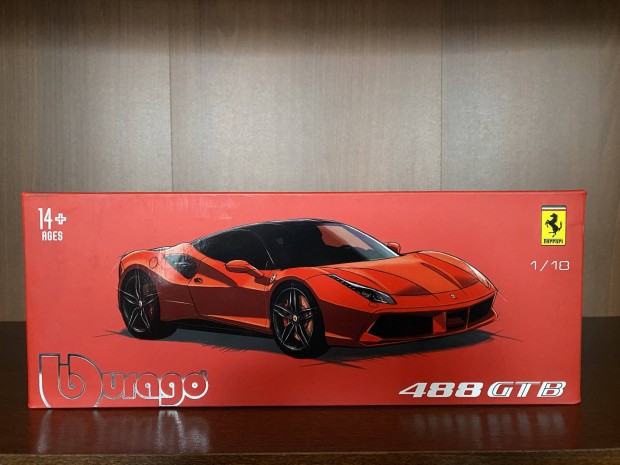 Burago Ferrari 488 GTB 1/18