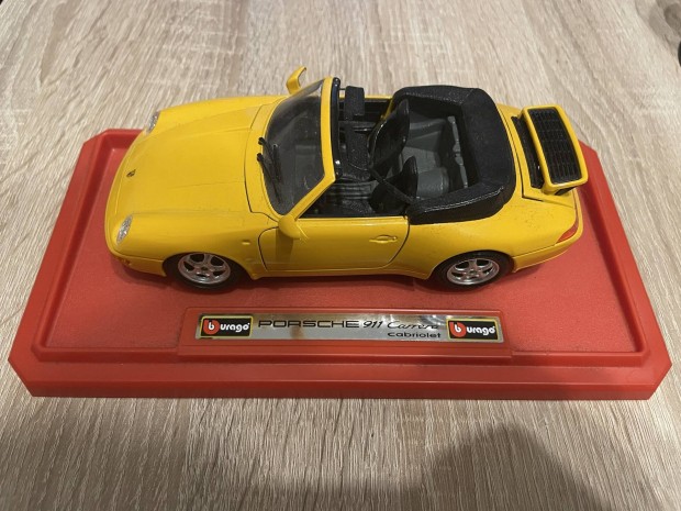 Burago Porsche 911 Carrera Cabriolet