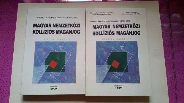 Burin Lszl magyar Nemzetkzi kollzis magnjog 1997. 1500