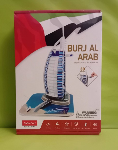 Burj Al Arab 3D puzzle bontatlan