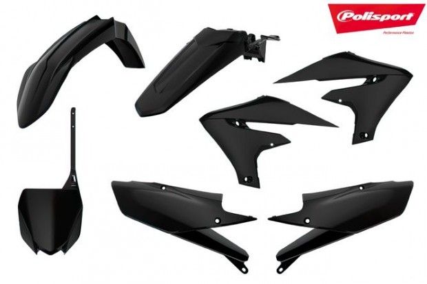 Burkolatkészlet Polisport fekete Yamaha YZF 450