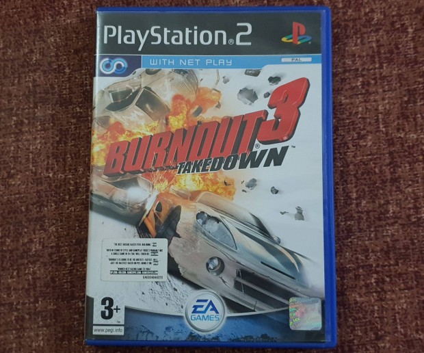 Burnout 3 Takedown Playstation 2 eredeti lemez ( 5000 Ft )