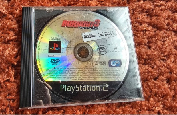 Burnout 3 Takedown (PS2, Playstation 2) Videojtk